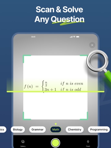 AI Math Solver - Socratic iPad screenshot