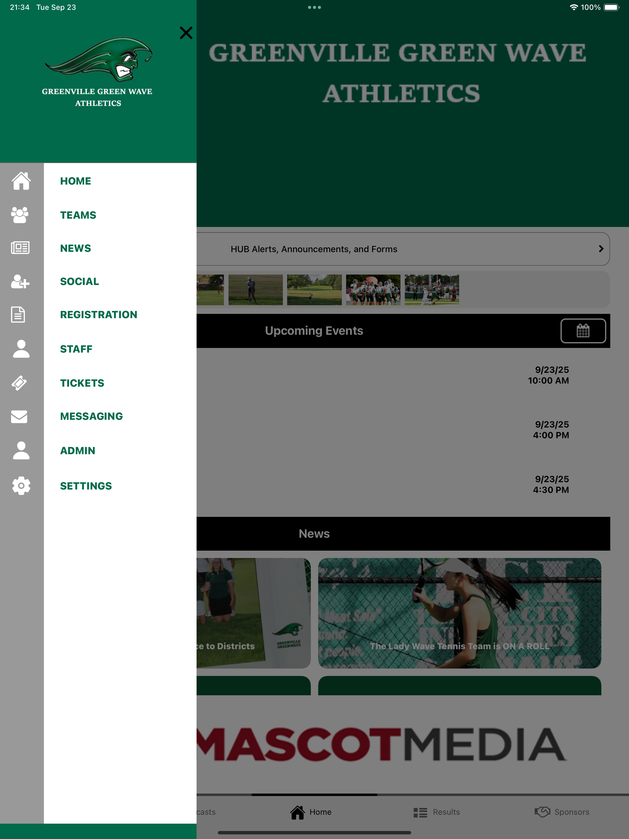 Greenville Athletics screenshot 10