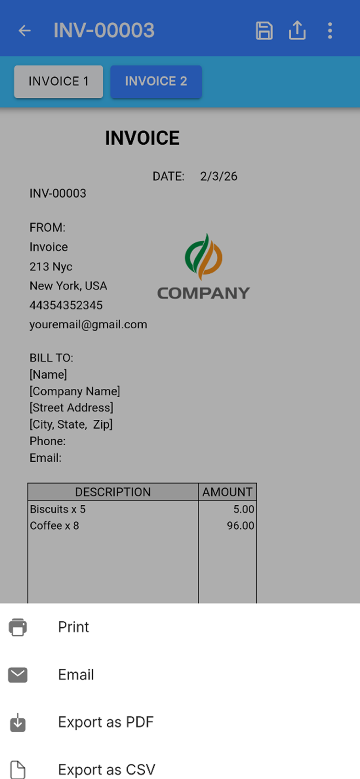 Invoice Suite screenshot 5