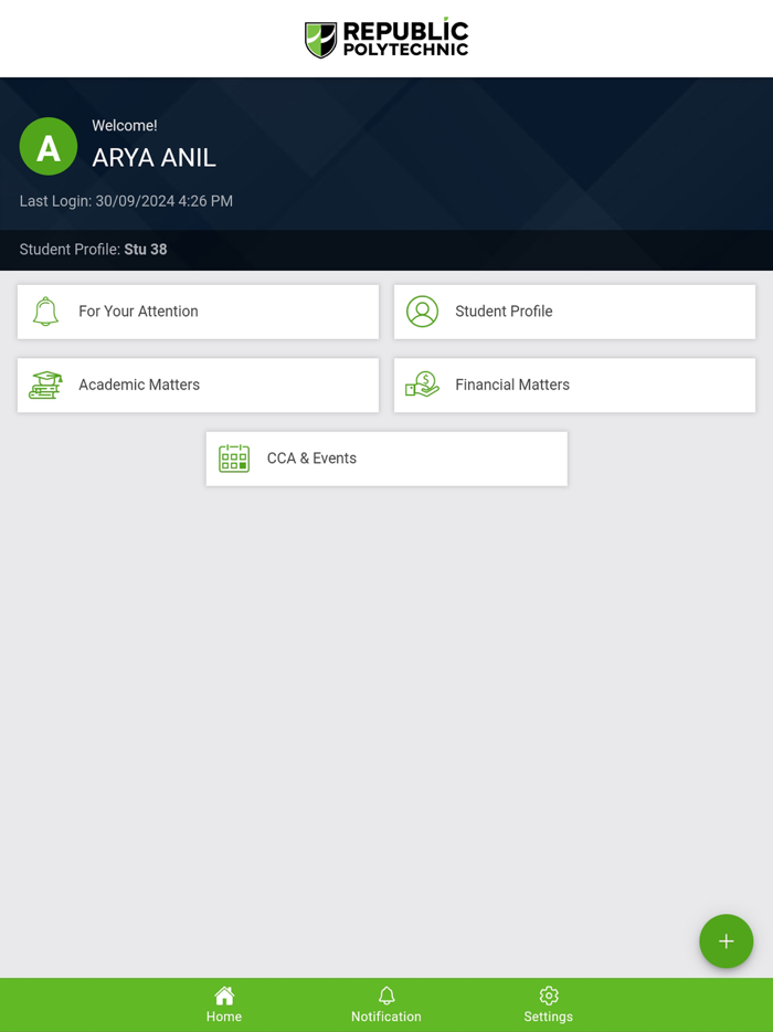 RP Parent’s Portal