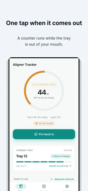 Clear Aligner Tracker & Timer screenshot 2