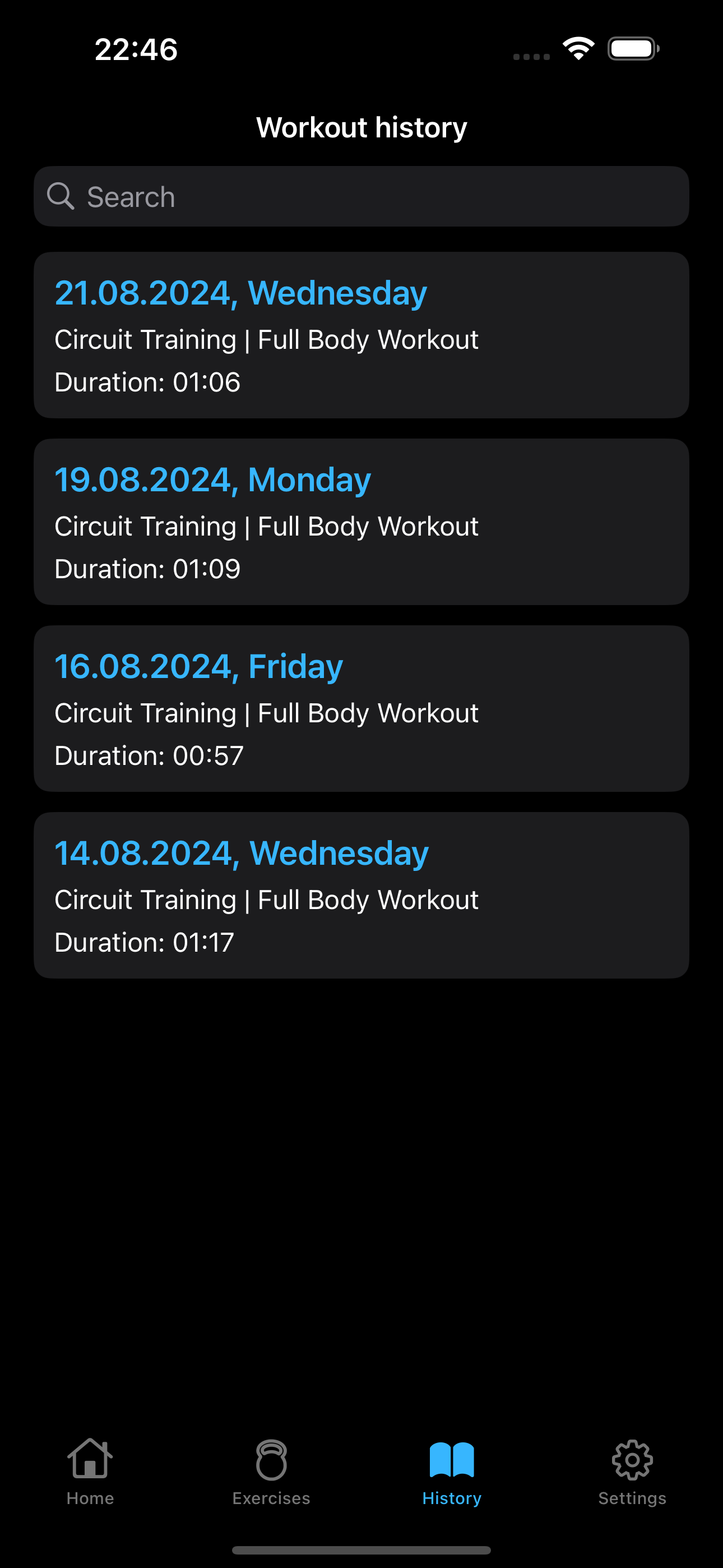 GIRYA – Workout planner
