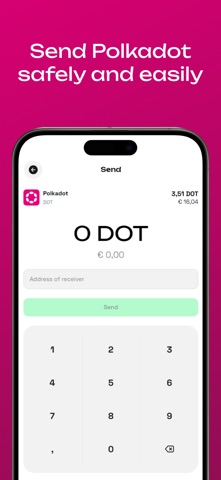 SportStake - Polkadot Wallet iPhone screenshot