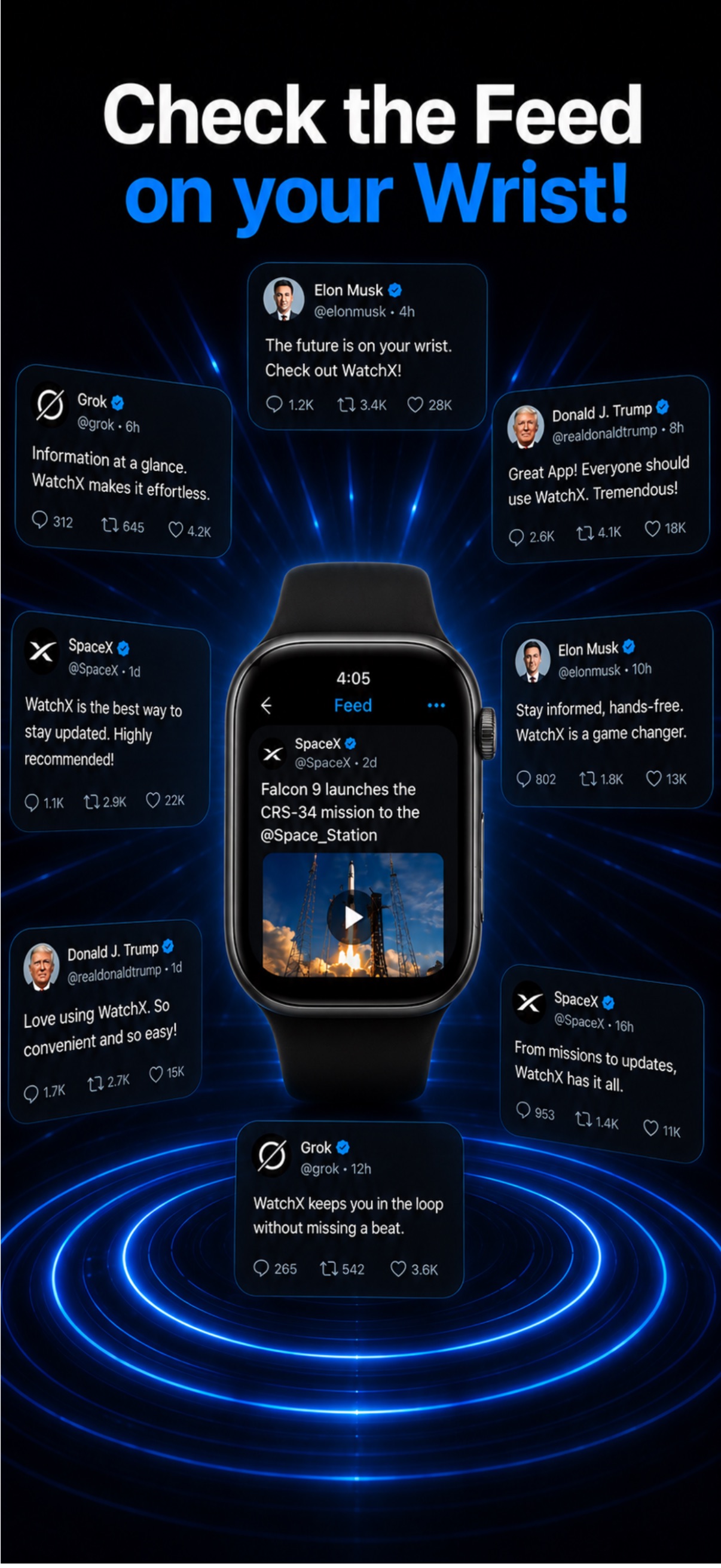 Screenshot 2 of WatchX - Posts for Wrist