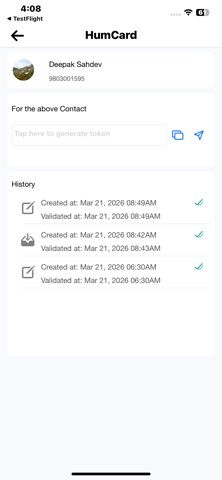 HumCard screenshot