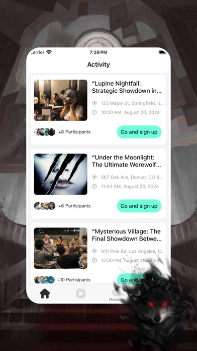 Omit: Interact & Connect, Chat Screenshot