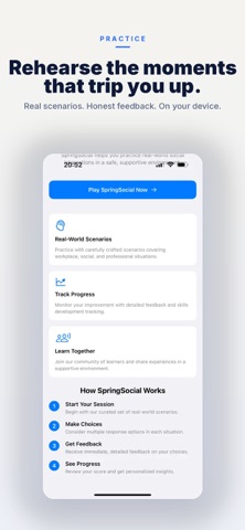 SpringSocial: Social Skills screenshot