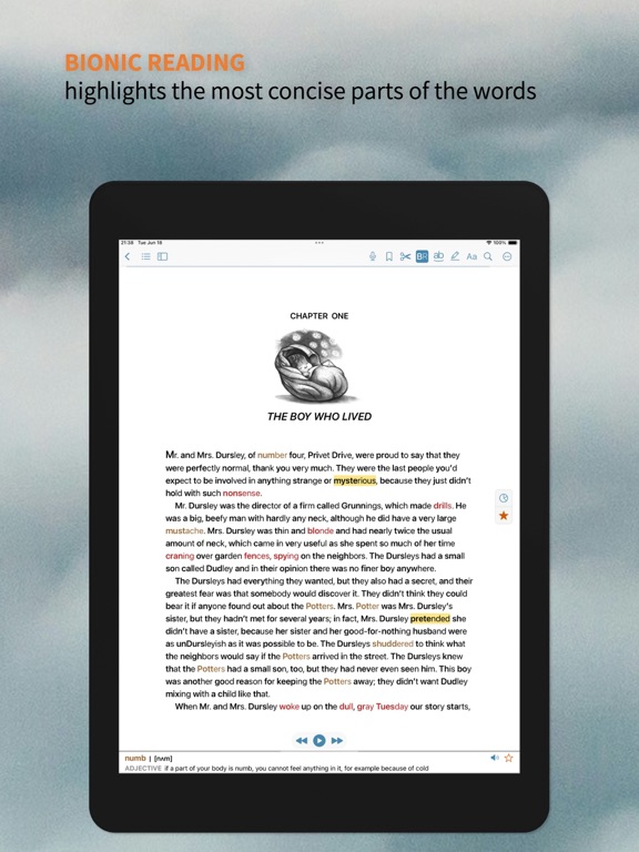 TingYue – Read Originals Easy iPad screenshot 4 - Education app