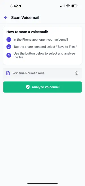 VoiceGuard Voicemail screenshot 2