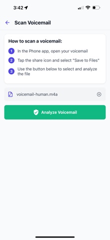 VoiceGuard Voicemail screenshot