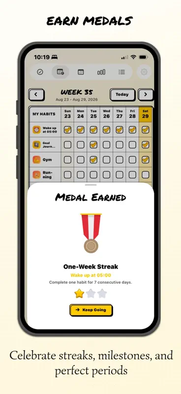 HabitMkr: Habit Tracker screenshot 5 of 6