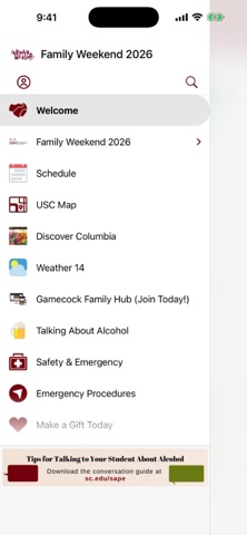 USC Parent & Family Programs Screenshot 2 of 3