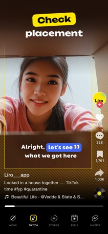 Liro: AI Video Caption Editor Screenshot 9 of 10