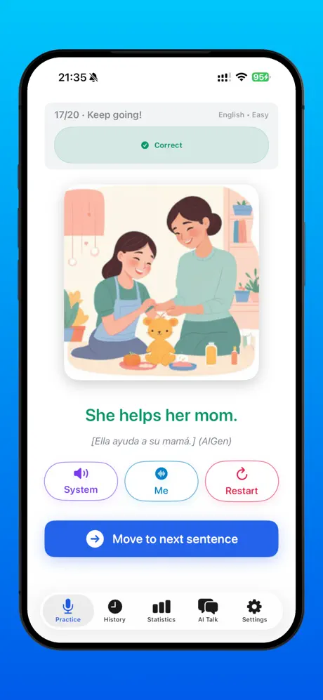 Articulate: AI Pronunciation AI 口语训练应用截图