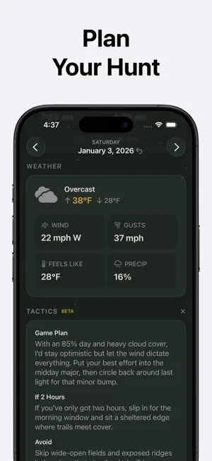 Solunar: Hunting Times screenshot 3