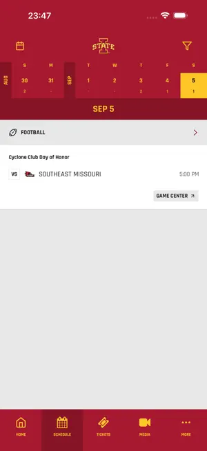 ISU Cyclones screenshot 2