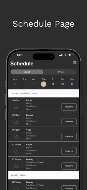 Tría Fitness screenshot 3
