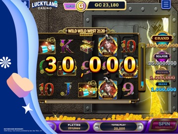 LuckyLand Casino Lite iPad screenshot
