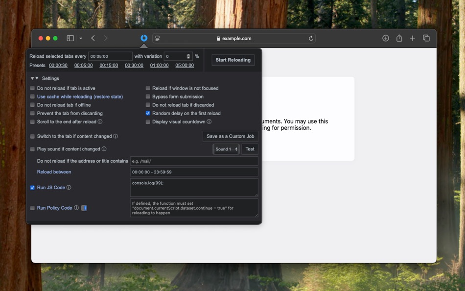 Tab Reloader (macOS) 게시자: Bermet Kasykeeva Tab Reloader (macOS) 게시자: Bermet Kasykeeva