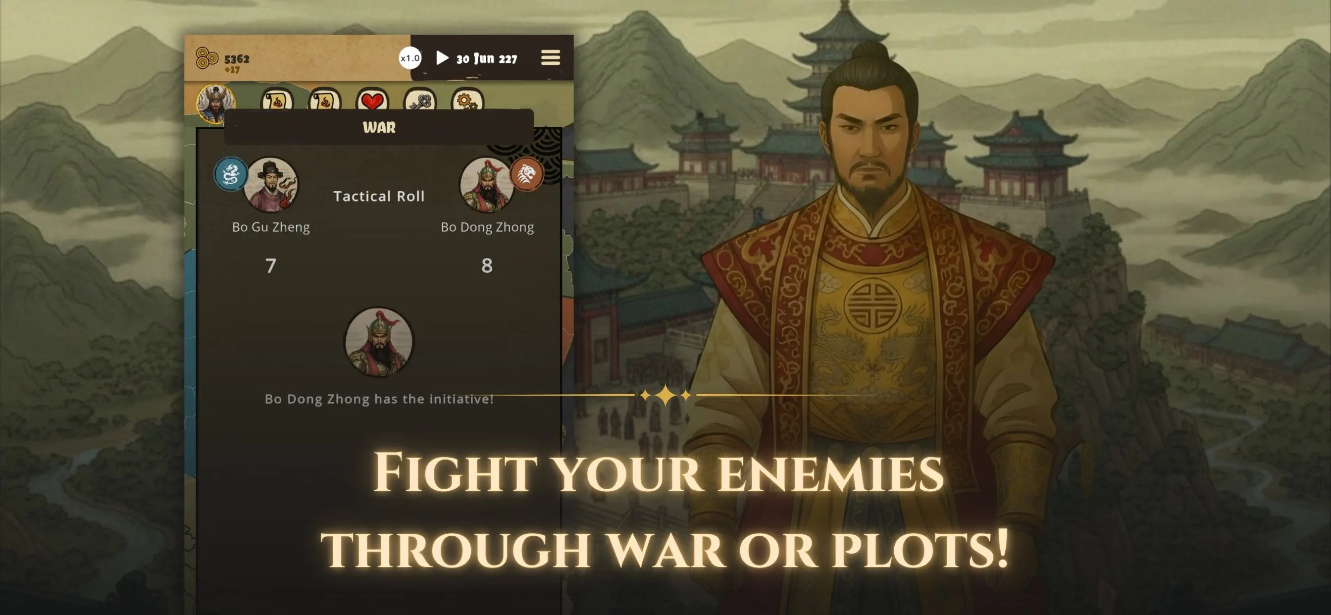 #6. Clovis - Three Kingdoms (iOS) بواسطة: Studio Zero Incorporated