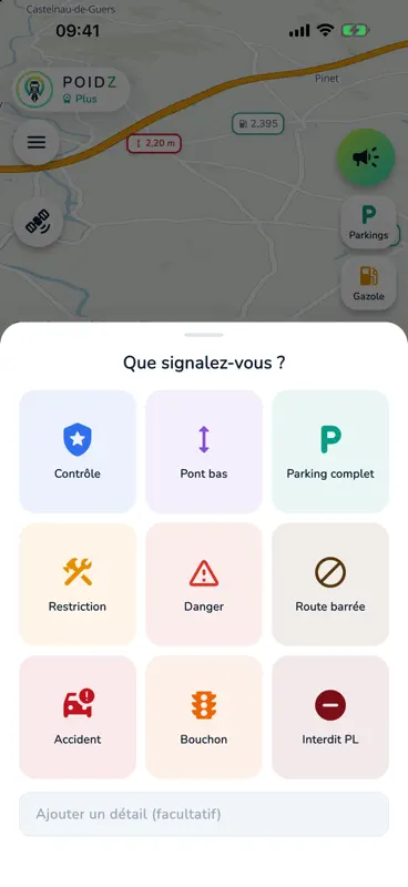 POIDZ : GPS camion poids lourd screenshot 2 of 6