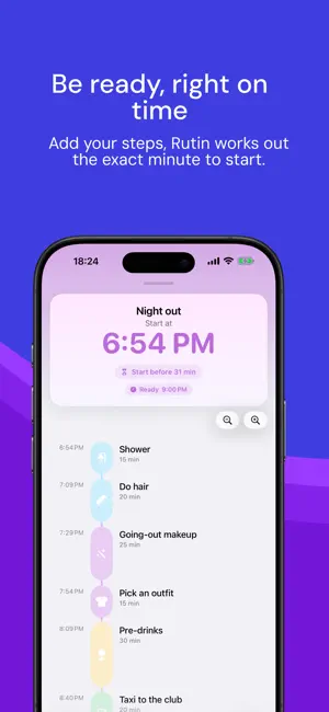 Rutin: Start on Time screenshot 1