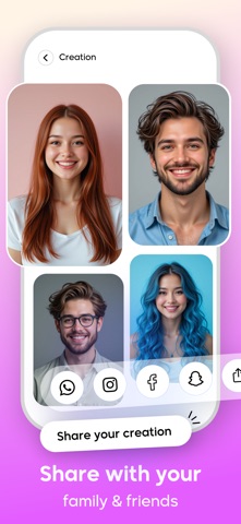 AI Hairstyle : AI Color & Bald screenshot