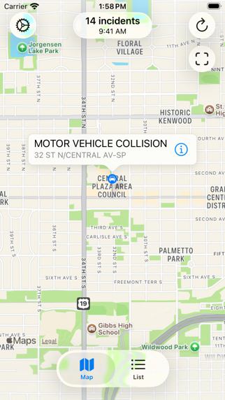 Pinellas County Incidents iPhone screenshot 4 - News app