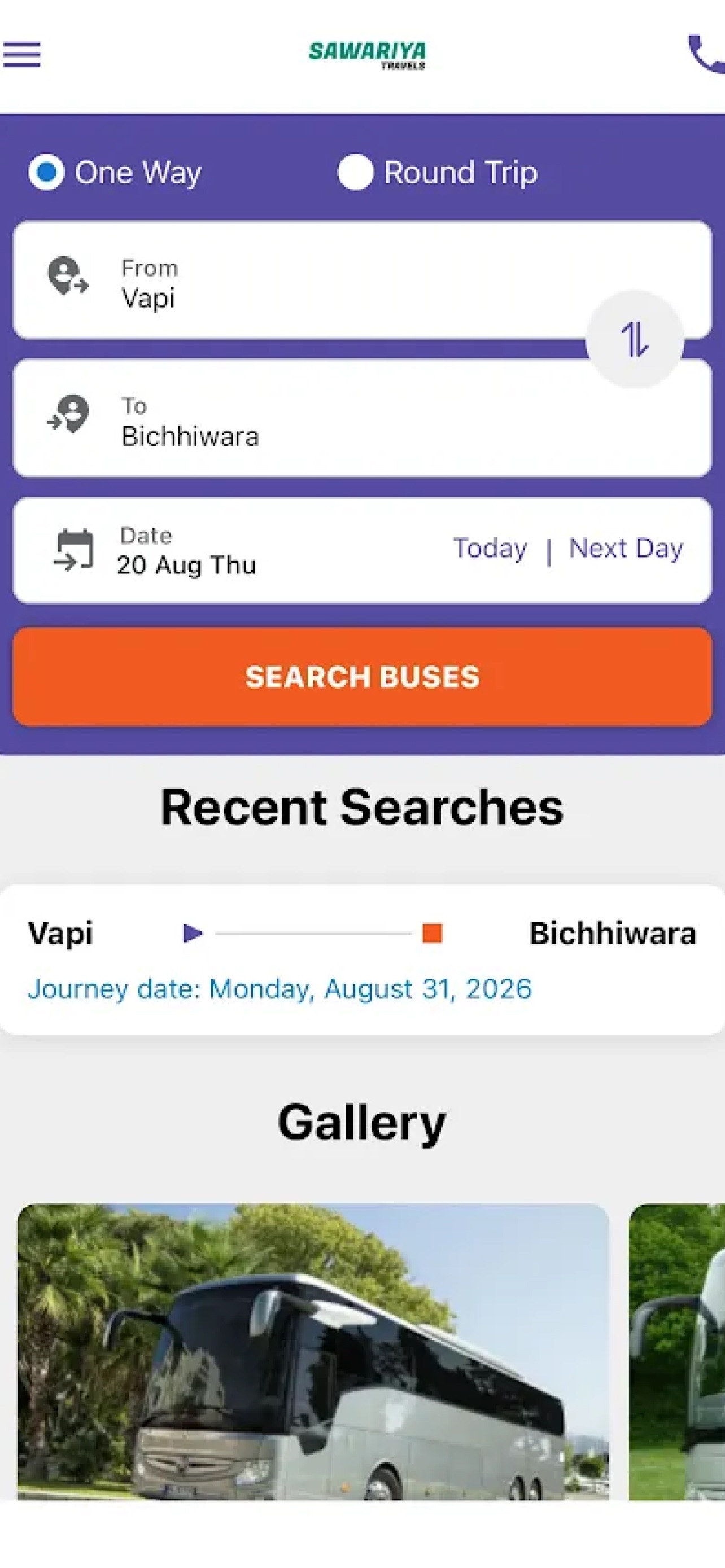 Screenshot 2 of Sawariya Travels Agency