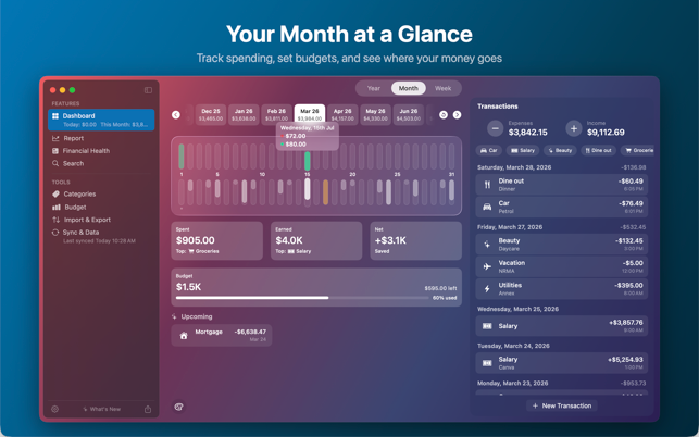 Coins - Spending Tracker Screenshot