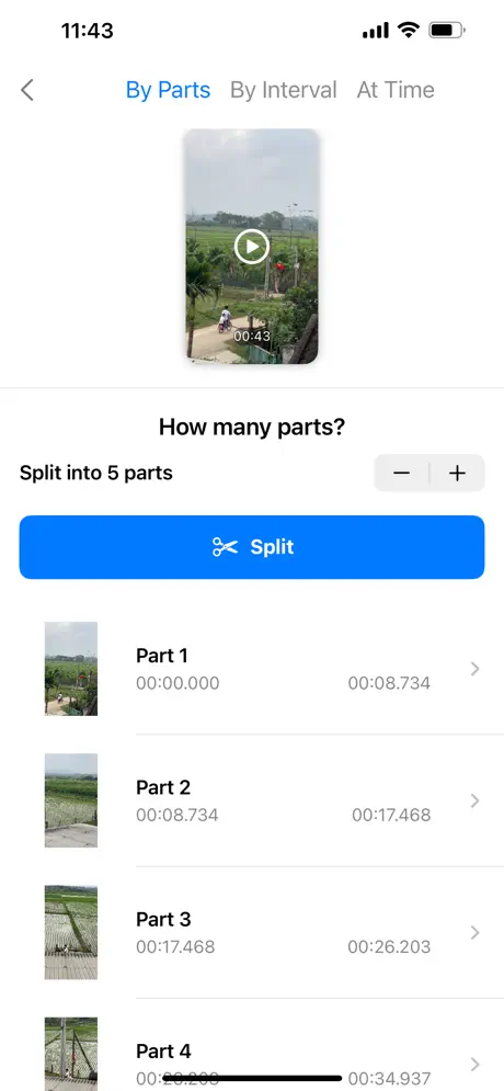 VidVid - Split Video 视频分割大师应用截图