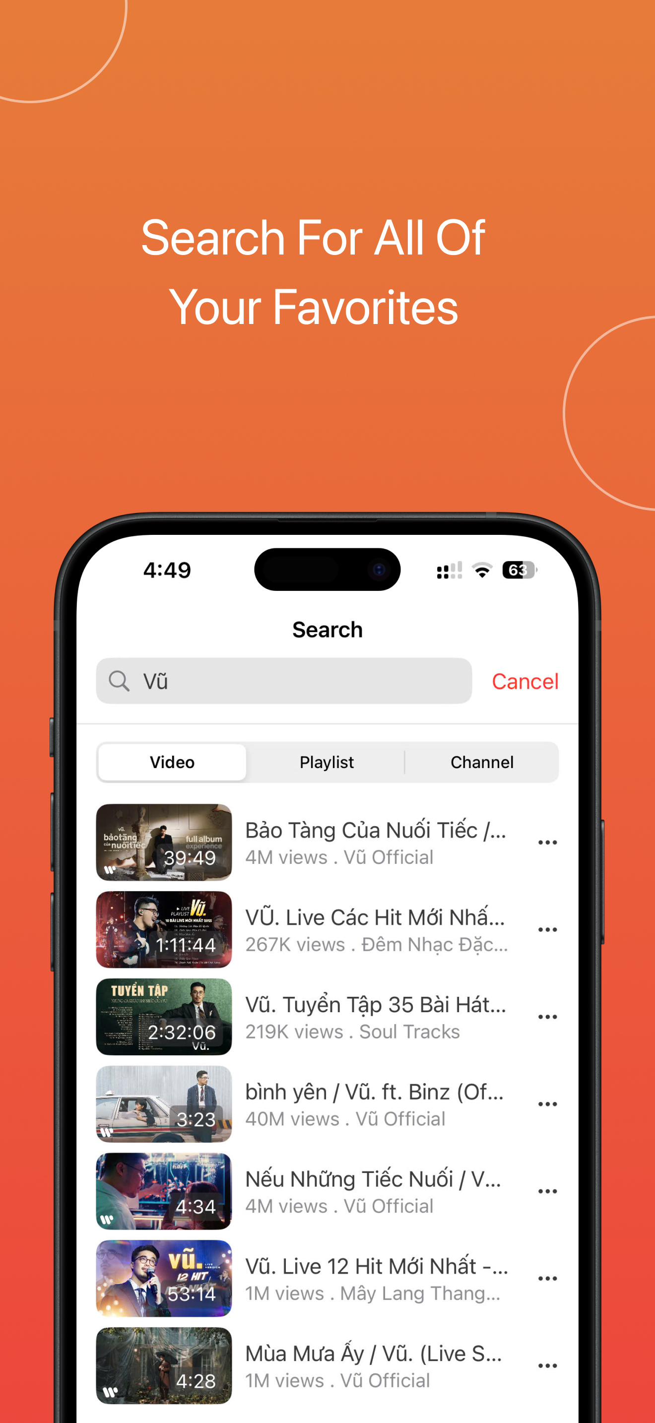 Music X - Offline Video Play