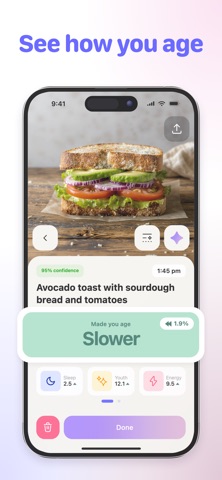Poma: AI Photo Calorie Tracker screenshot