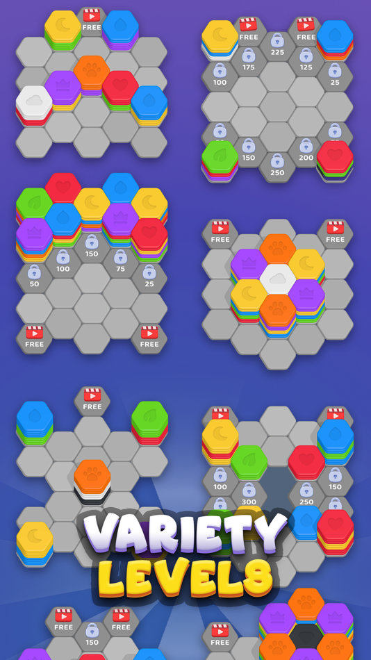 #3. Hexano : Sort Puzzle (iOS) Podle: Nguyen Tam