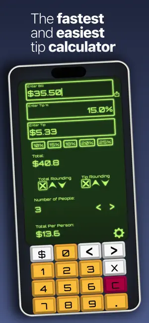Tip Calculator 2025 screenshot 1
