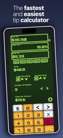 Tip Calculator 2025 Screenshot 1 of 5