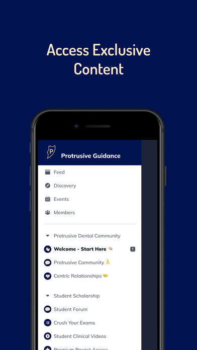 Protrusive Guidance Screenshot