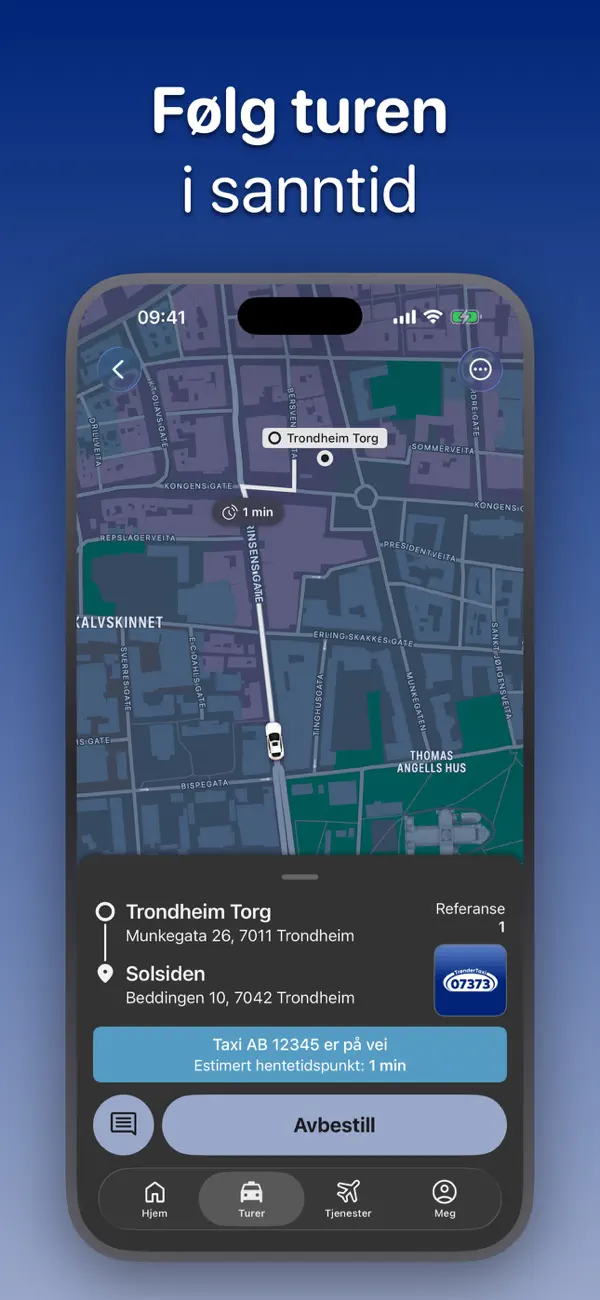 Screenshot #2 pour TrønderTaxi