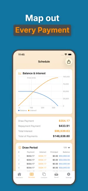 HELOC Loan Payment Calculator screenshot 2