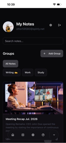 MindNote - AI Notetaking App Screenshot 6 of 10