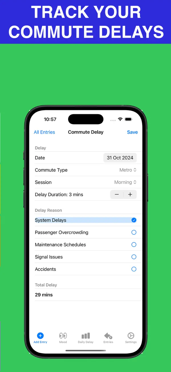 Screenshot #3 pour Mr Commute Tracker Travel Log