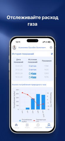 Газпром Кыргызстан screenshot