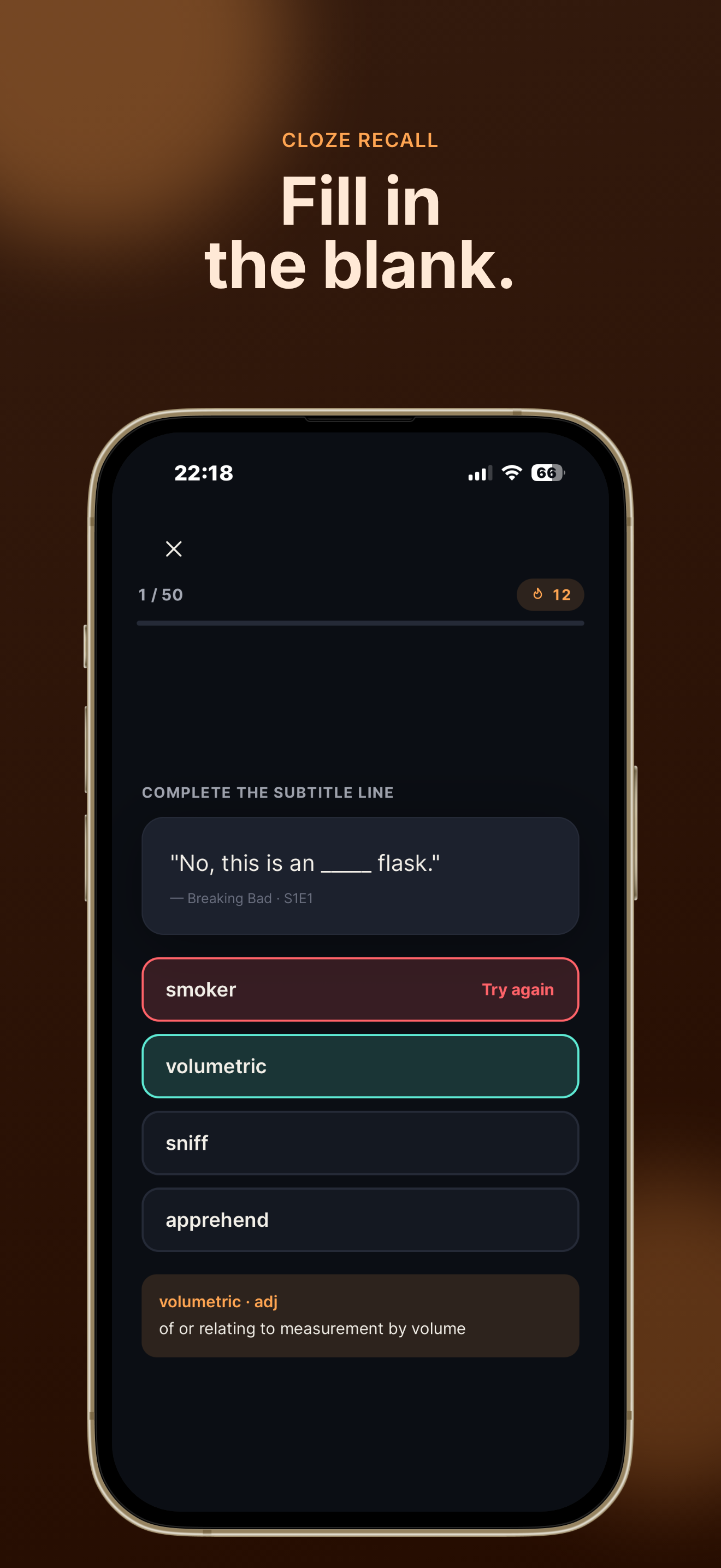 Subvoca: Learn from Subtitles screenshot 4