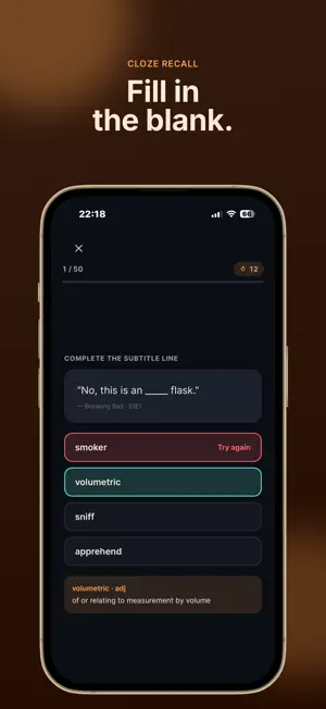 Subvoca: Learn from Subtitles screenshot 4