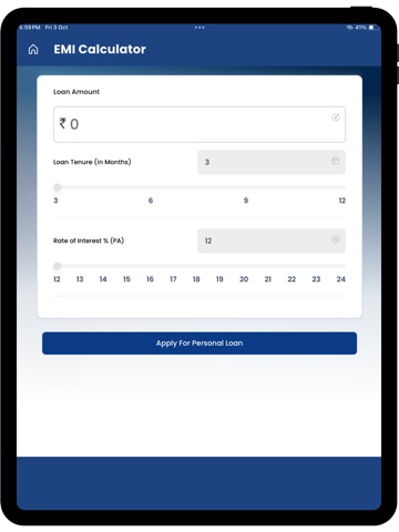 Chola One: Digital Lending App iPad screenshot 3