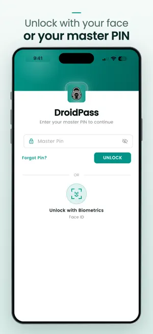 DroidPass: Password Manager screenshot 3