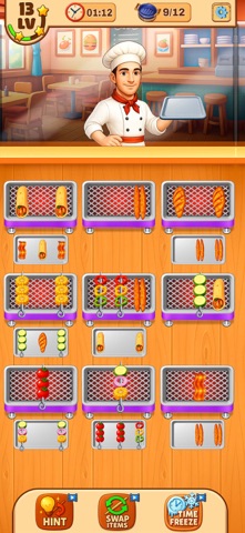 Food Grill: Sorting Puzzle Screenshot 1 of 6