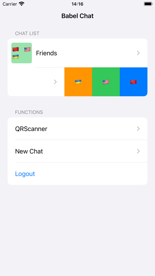 #4. BabelChat (iOS) Podle: jianfeng xuan