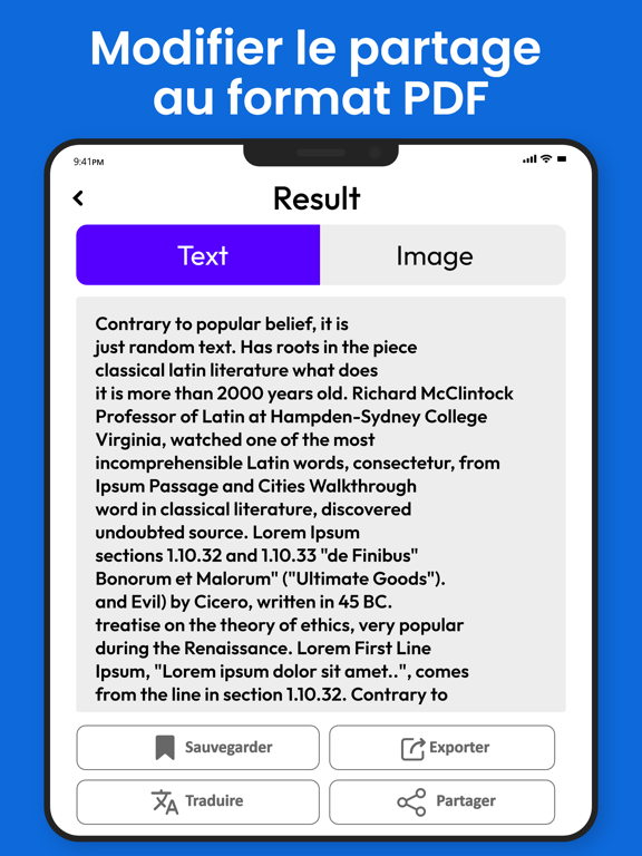 Screenshot #6 pour Scanner de Texte : OCR Images