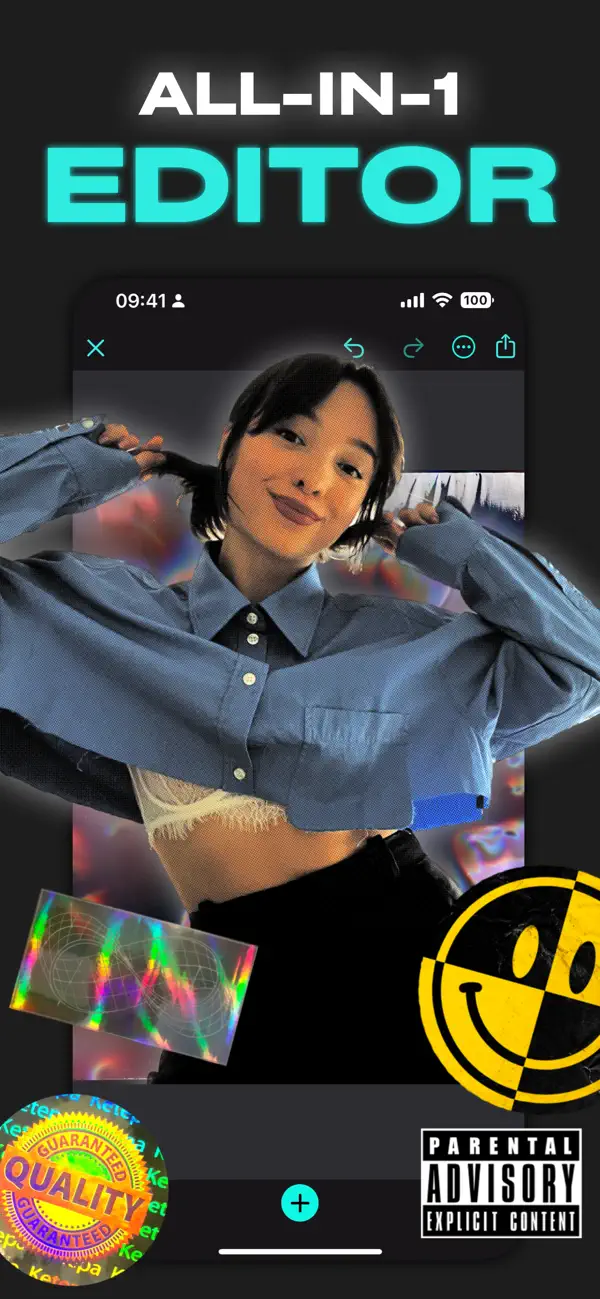 Screenshot #2 pour aesthetic photo editor - R4VE